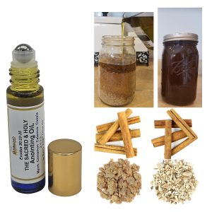 Exodus 30:22-25 Sacred and Holy Anointing Oil, Made from Scratch with Myrrh, Calamus, Cinnamon, Cassia, and Olive Oil